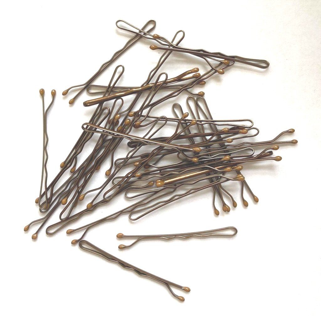 5CM BROWN WAVED HAIR GRIPS - 500 PACK Accessories Dancers World 