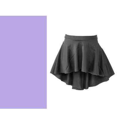 SALE - ALICE - NYLON LYCRA SHORTER TAPERED SKIRT