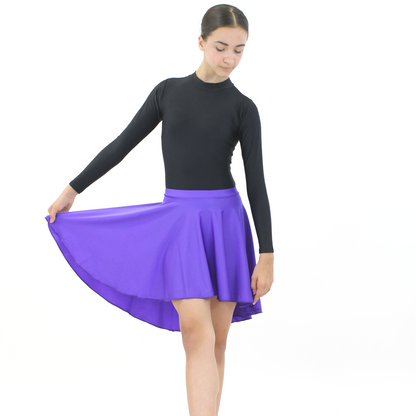 SALE - AMY - NYLON LYCRA LONGER LENGTH TAPERED SKIRT