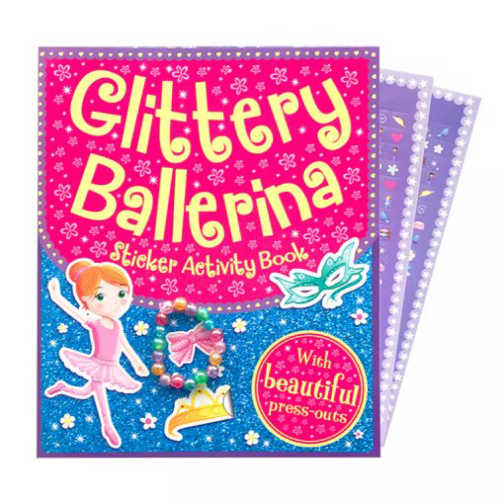 SALE - GLITTERY BALLERINA STICKER ACTIVITY BOOK