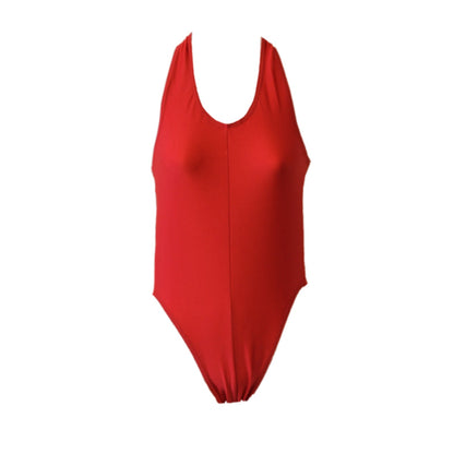 SALE - LIBBY - LYCRA V NECK HALTER SLEEVELESS LEOTARD - 3A (AGE 10-12)