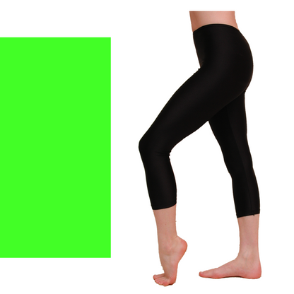 SALE - CAPRI - NYLON LYCRA CALF LENGTH LEGGINGS