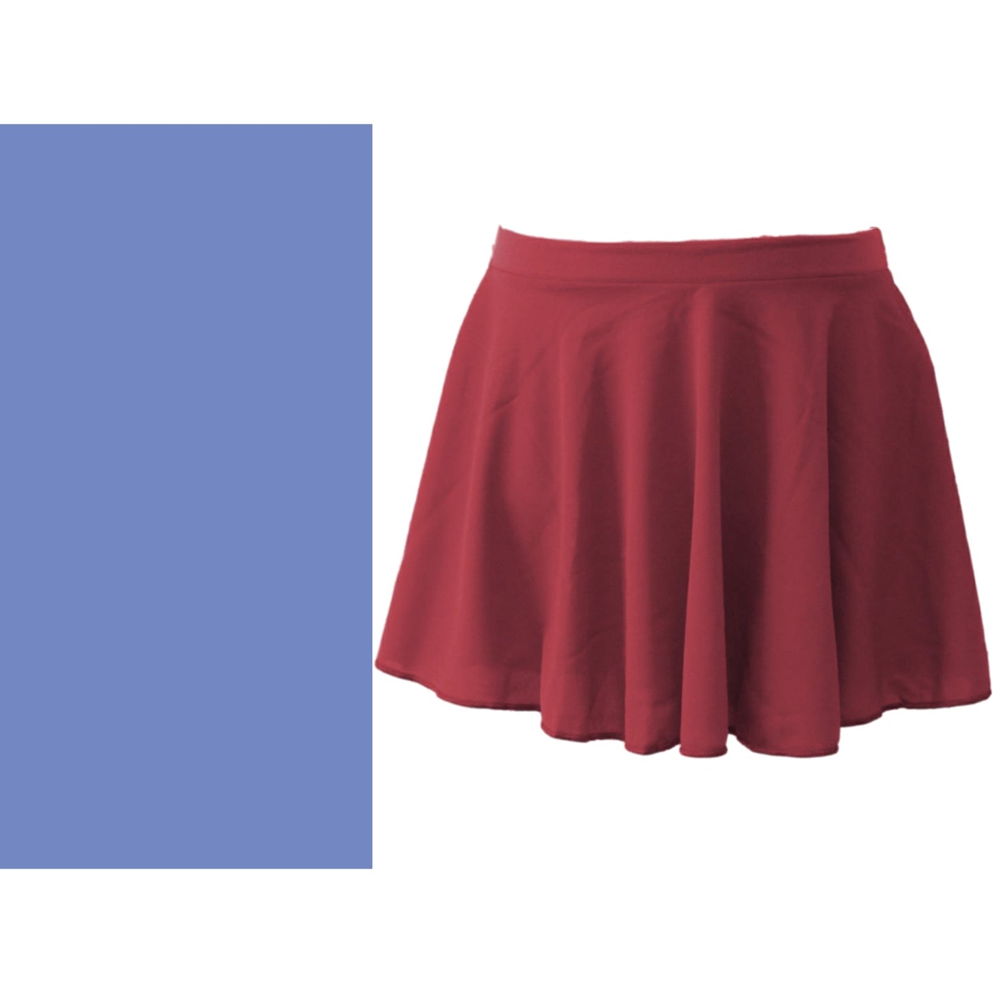 SALE - CISTD - POLYESTER CREPE ISTD CIRCULAR SKIRT