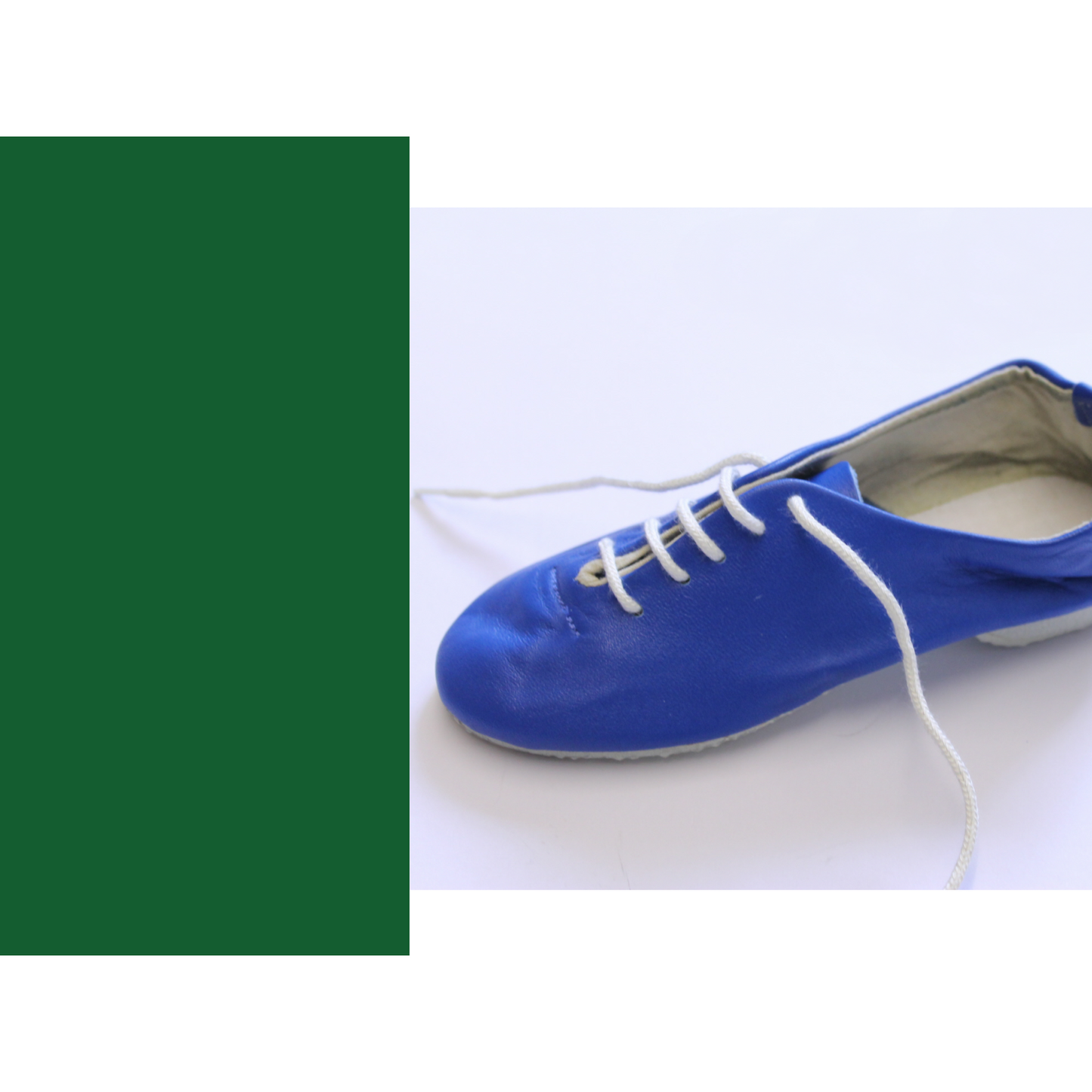 SALE - GREEN FULL RUBBER SOLE JAZZ SHOES