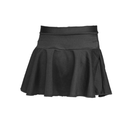 SHORT CIRCULAR SKIRT ON BASQUE - Click Dancewear - 1