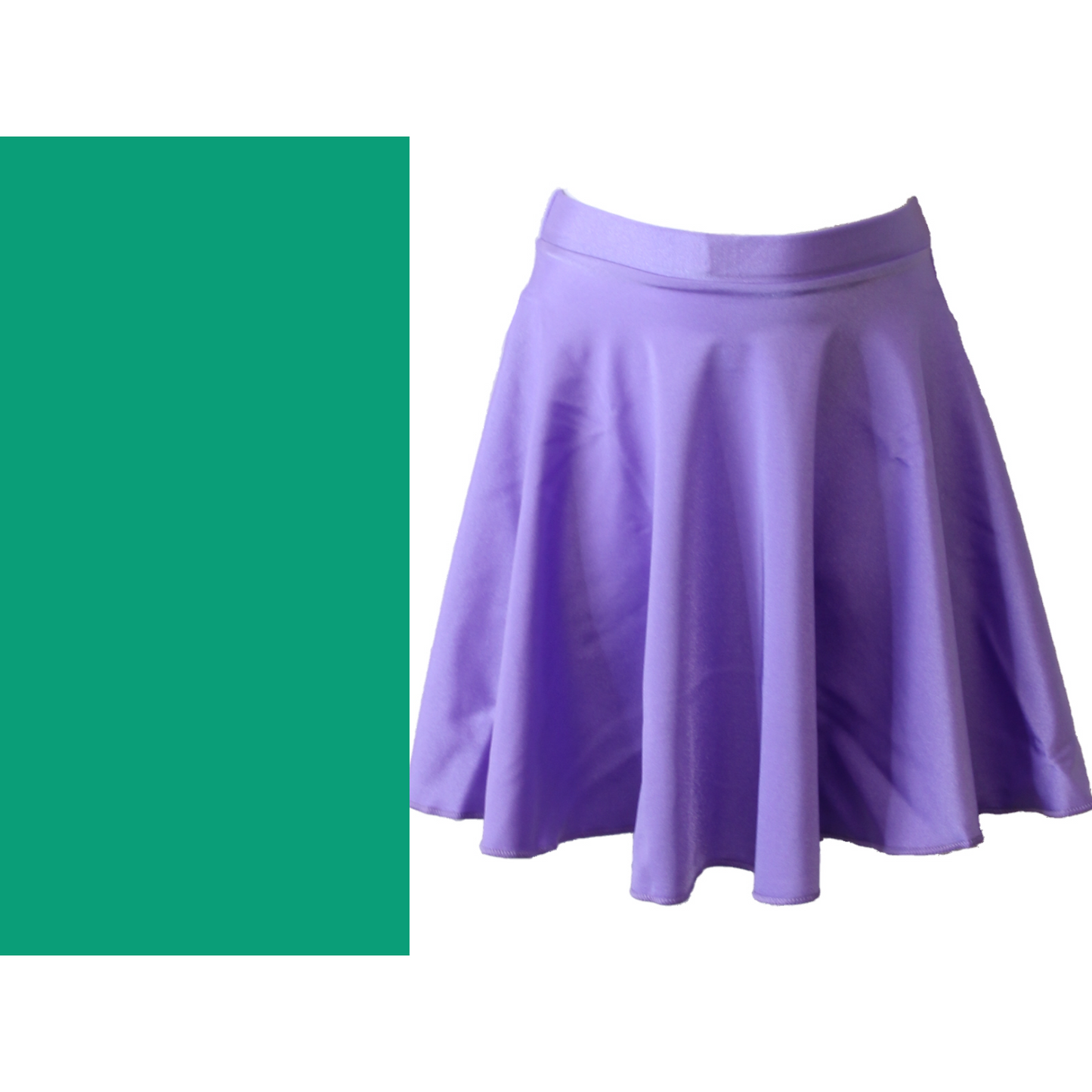 SALE - ECSM - NYLON LYCRA MEDIUM LENGTH CIRCULAR SKIRT