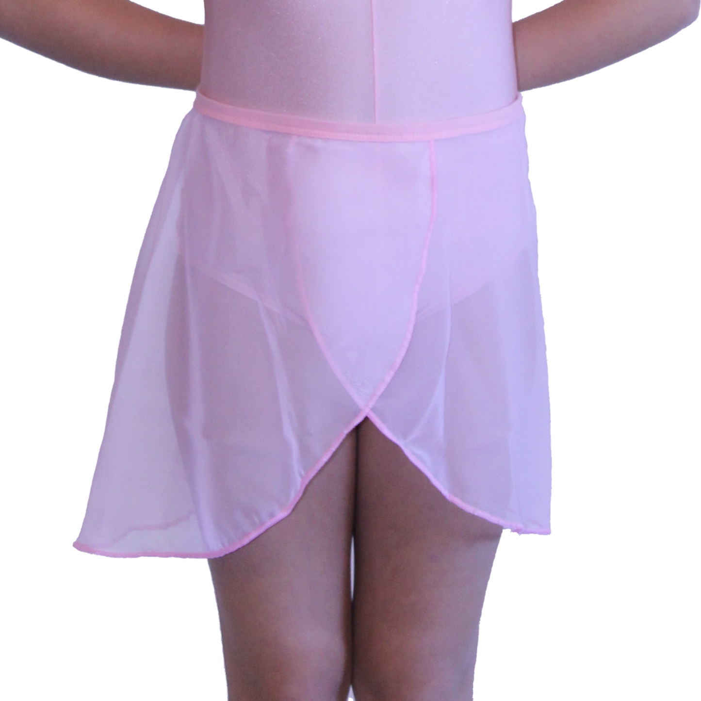 G/PETAL - Petite Length Georgette Wrapover Petal Skirt - Click Dancewear - 2