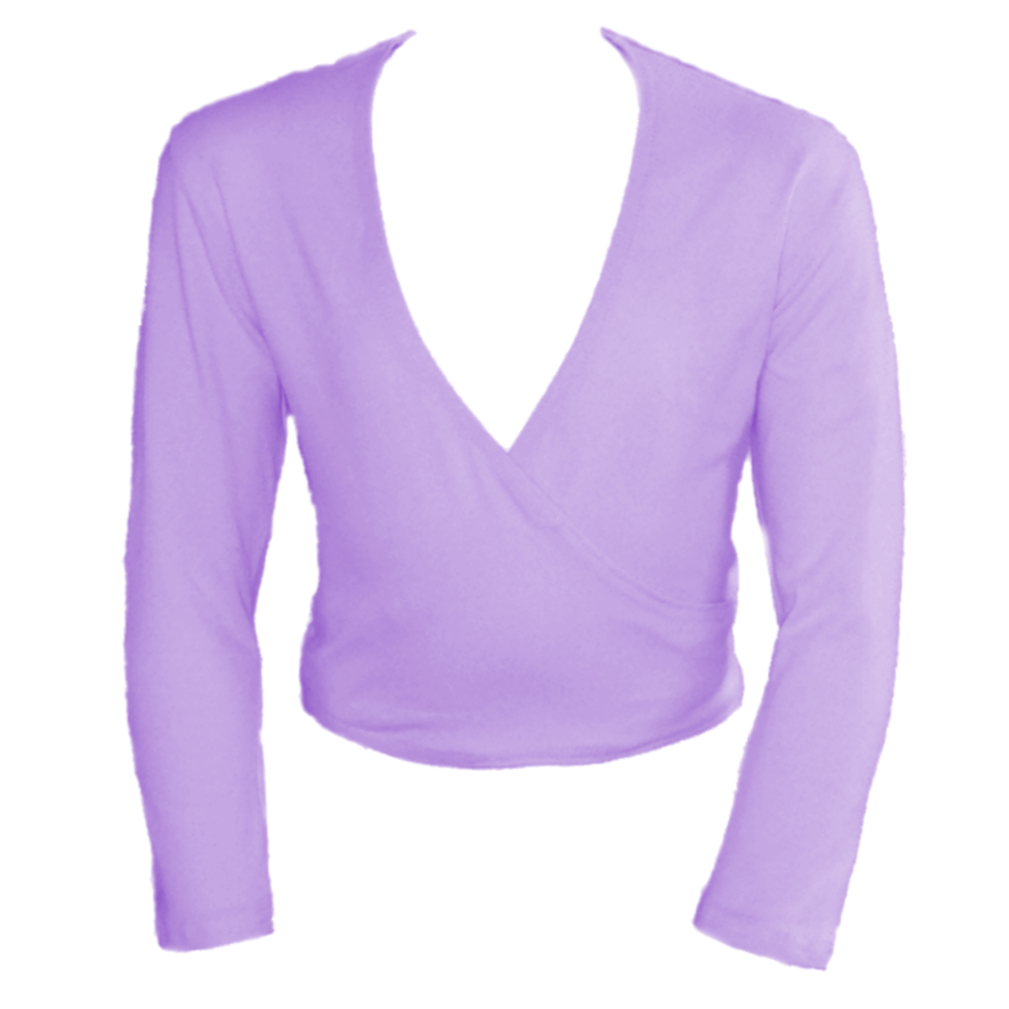 SALE - M/HARRIET - MATT LYCRA CROSSOVER WRAP CARDIGAN