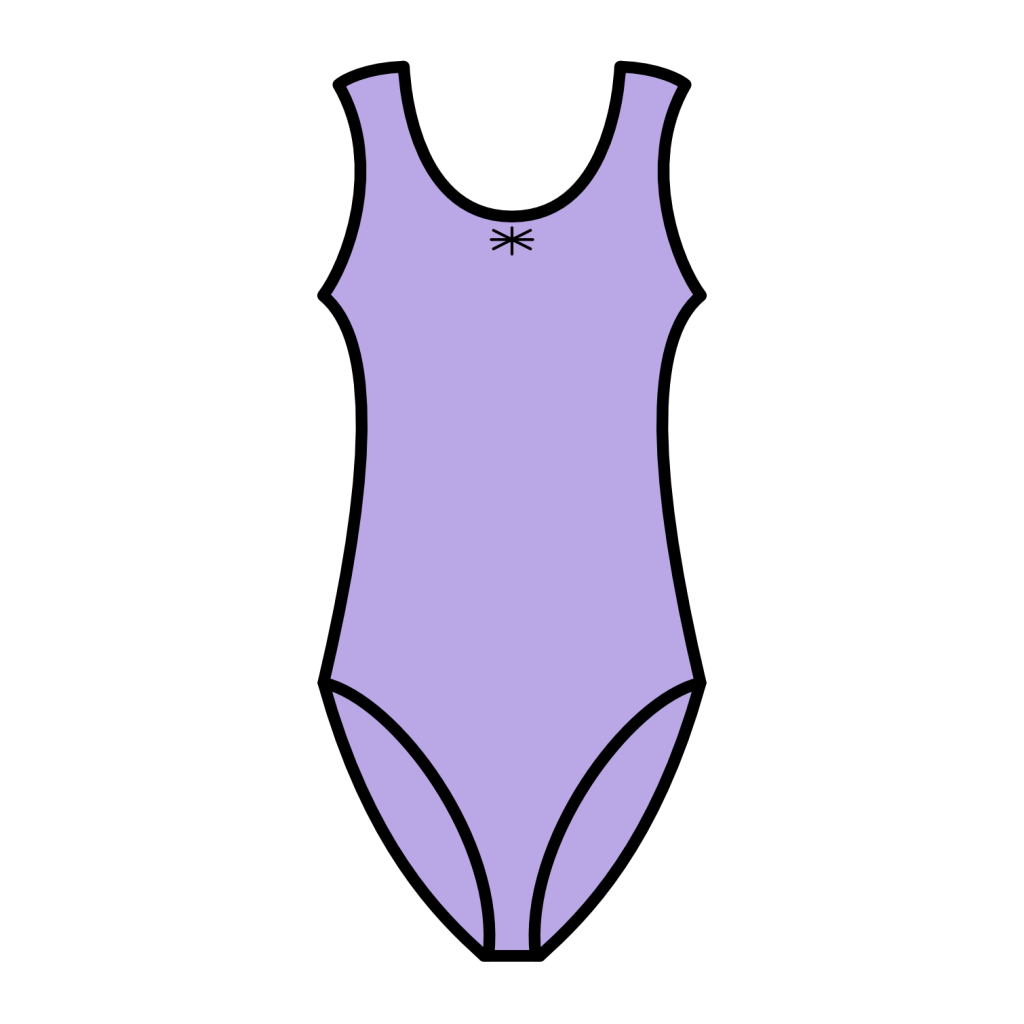 ISLA - MATT LYCRA SLEEVELESS PINCH FRONT LEOTARD