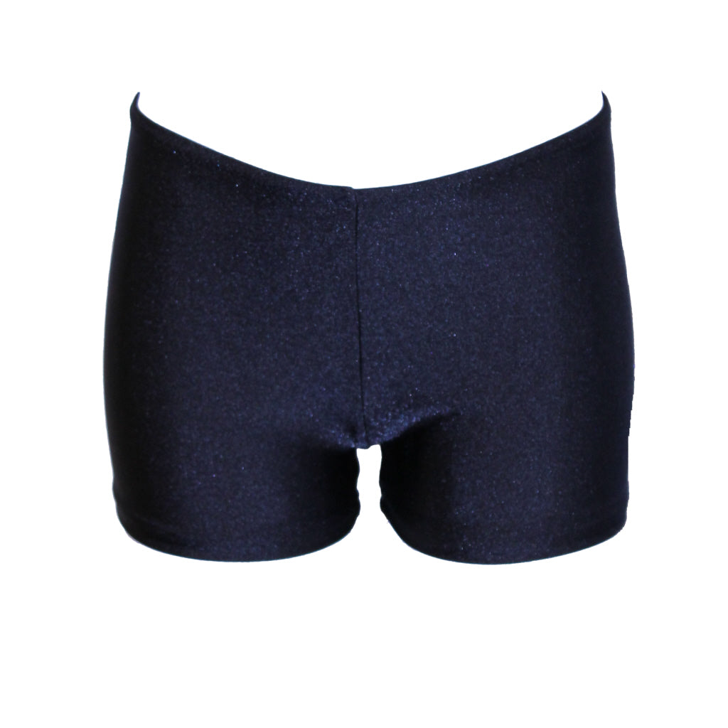 JORDAN - COTTON LYCRA  HIPSTER HOTPANTS / SHORTS - BLACK