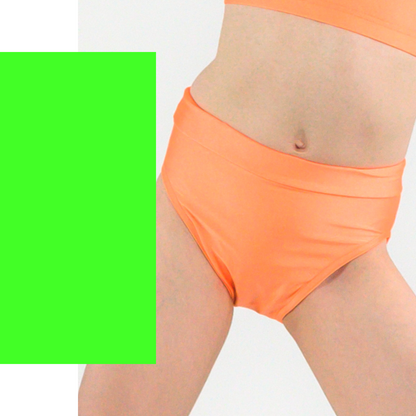 SALE - NIKKI - NYLON LYCRA HIGH WAIST DANCE PANTS - FLO COLOURS