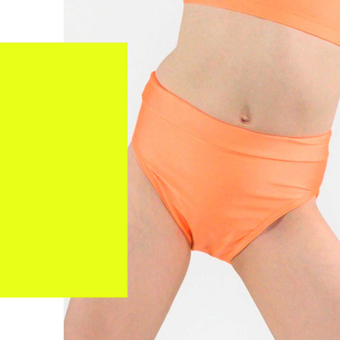 SALE - NIKKI - NYLON LYCRA HIGH WAIST DANCE PANTS - FLO COLOURS