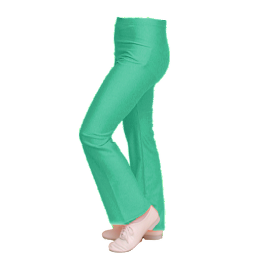 SALE - DANNI - LYCRA JAZZ PANTS / TROUSERS - JADE GREEN