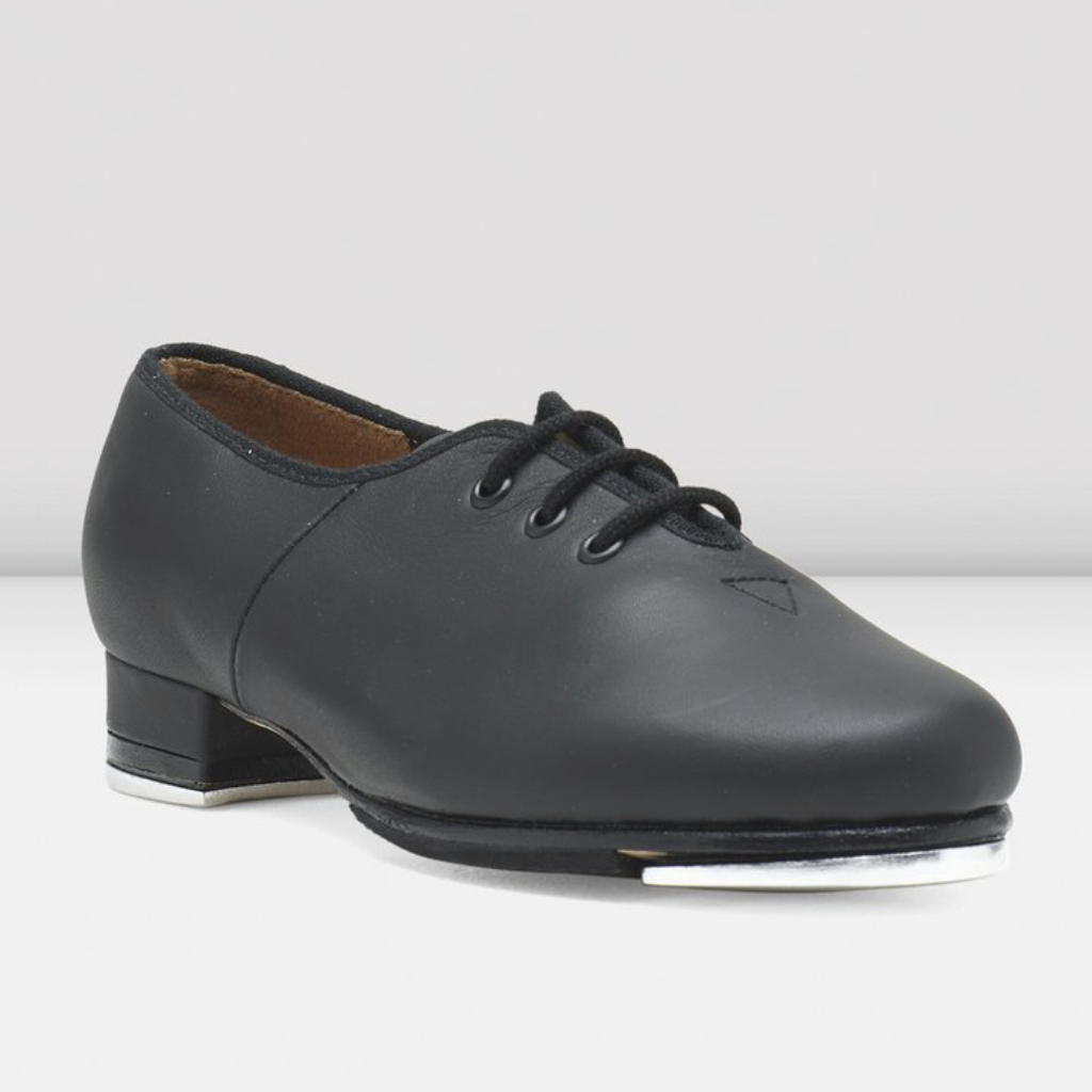 SALE - S0301 - BLOCH BLACK LEATHER JAZZ TAP SHOES