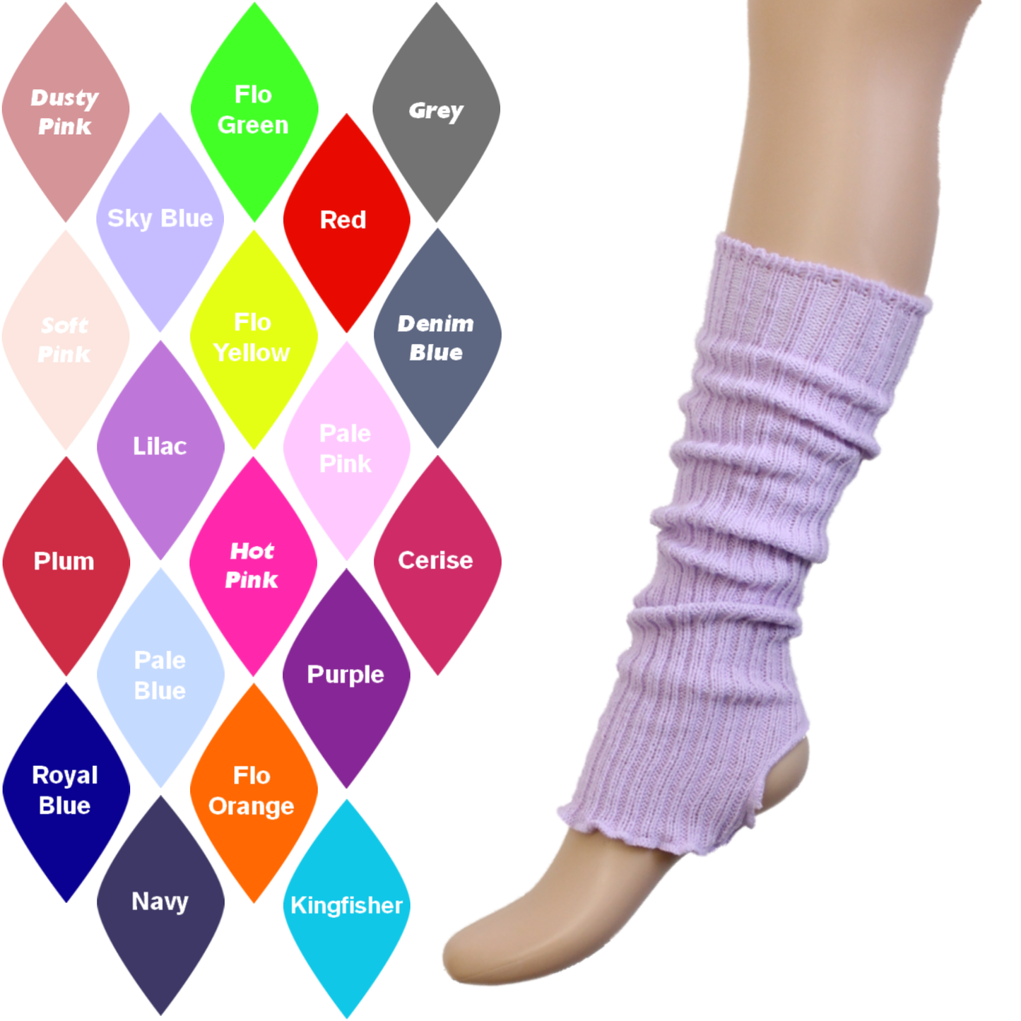 SALE - SLW - 40cm STIRRUP LEG WARMERS