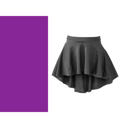 SALE - ALICE - NYLON LYCRA SHORTER TAPERED SKIRT