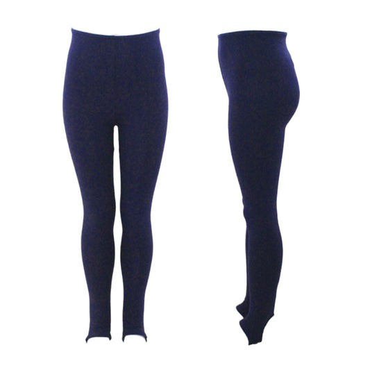 CEST - NAVY COTTON STIRRUP TIGHTS / LEGGINGS Women's Dancewear Dancers World 