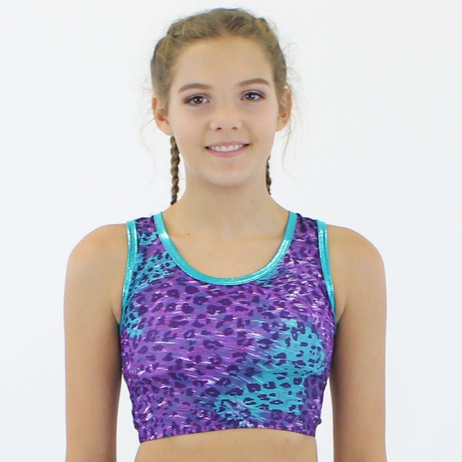 CLEO - RACER BACK CROP TOP Dancewear Click Dancewear 