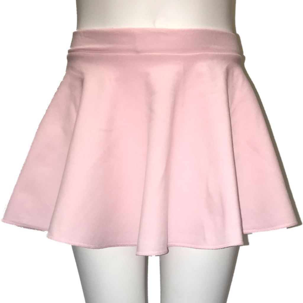 ECS - PASTEL PINK COTTON SHORT CIRCULAR SKIRT Dancewear Dancers World 