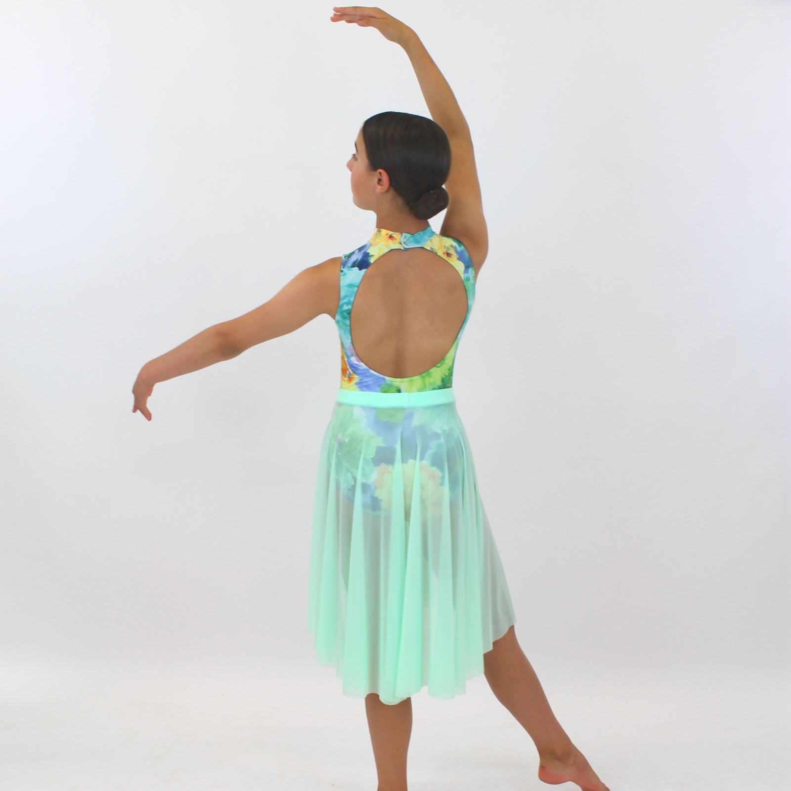 FERN - POLO NECK LEOTARD Dancewear Click Dancewear 