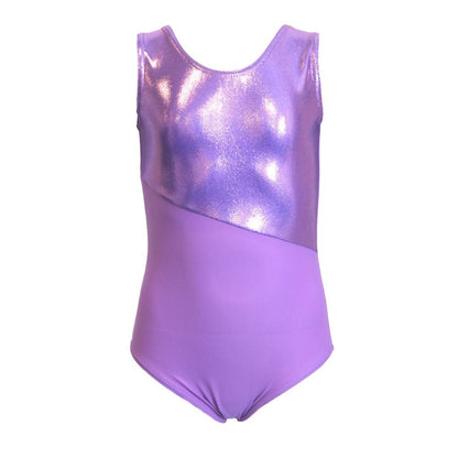 LUCY - SLEEVELESS SPARKLE LEOTARD Dancewear Dancers World Lilac 00 (Age 2-4) 