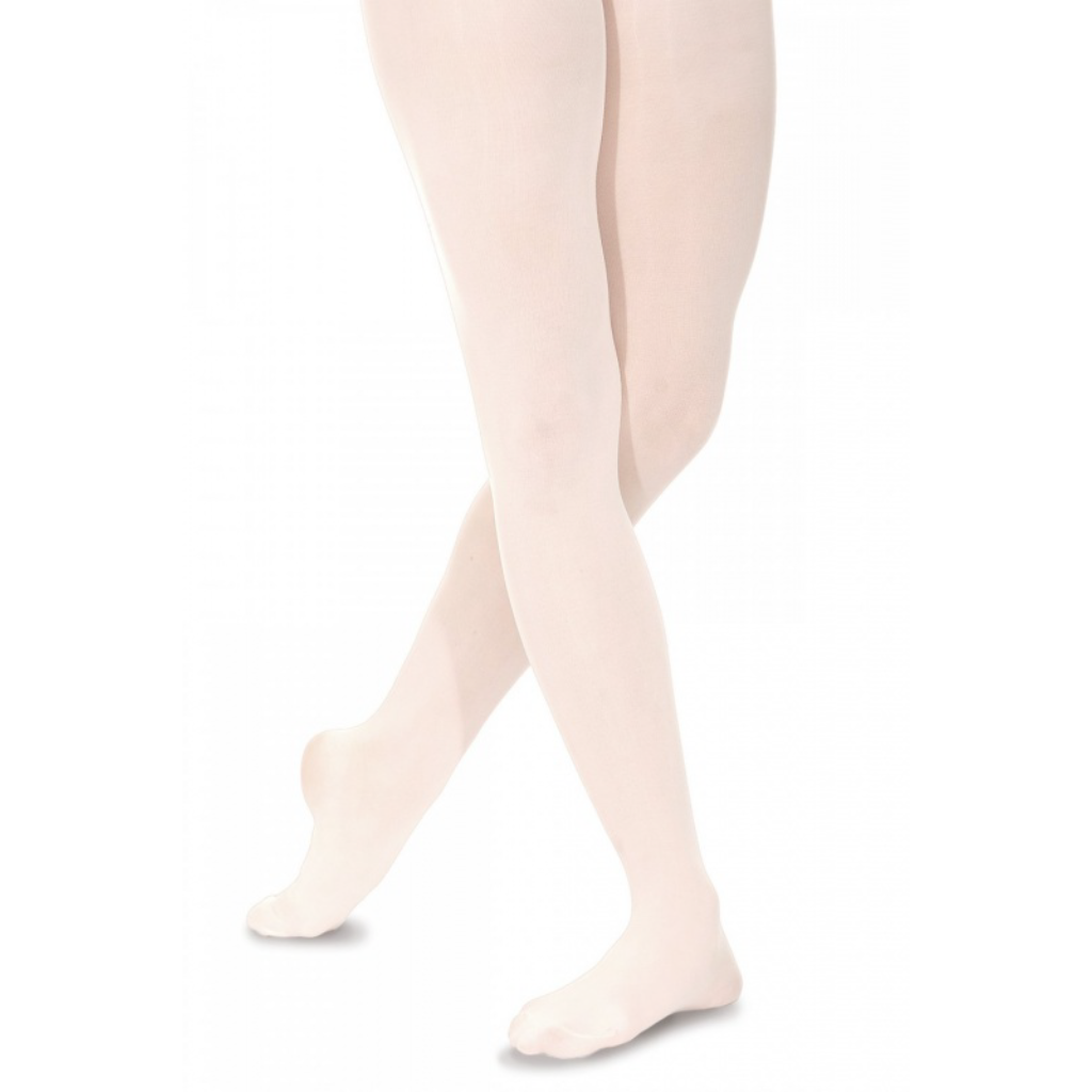 SALE - BL40 - WHITE SOFT SUPPORT BALLET TIGHTS