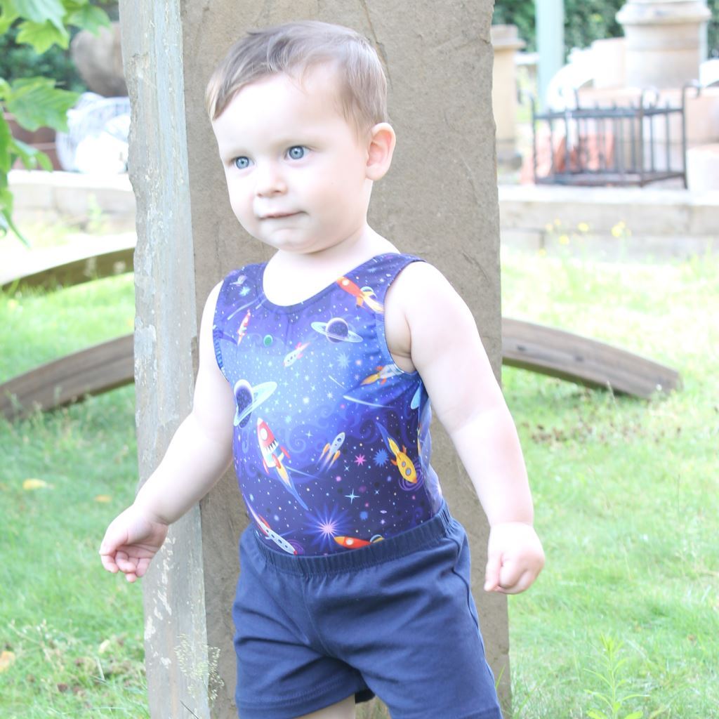 ROCKET PRINT - BABY SIZES - PLAIN FRONT LEOTARD Dancewear Dancers World 