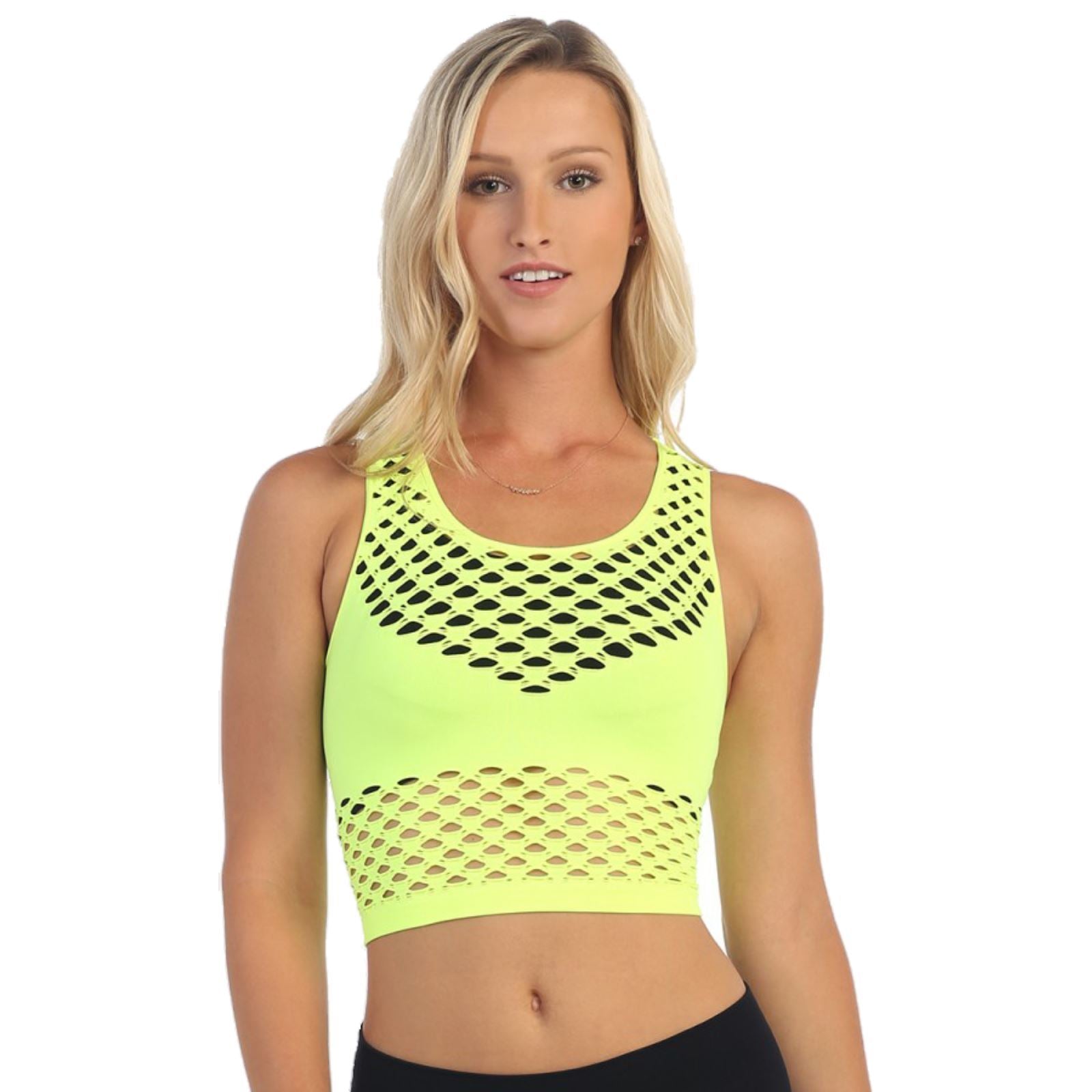 SLEEVELESS BRA COVERED CROP TANK TOP Dancewear Kurve 