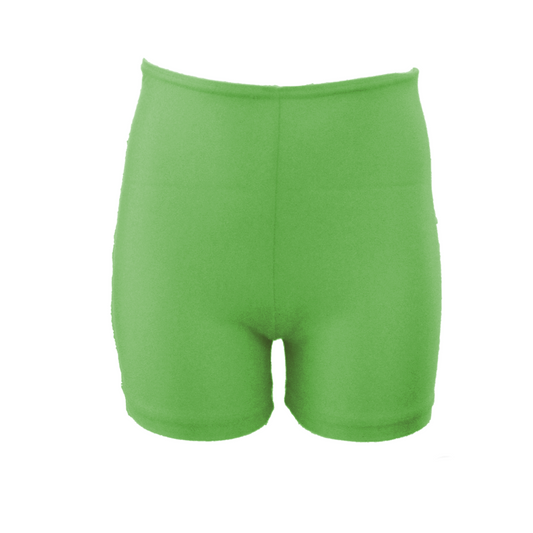 SAM - LIME GREEN THIGH LENGTH SHORTS