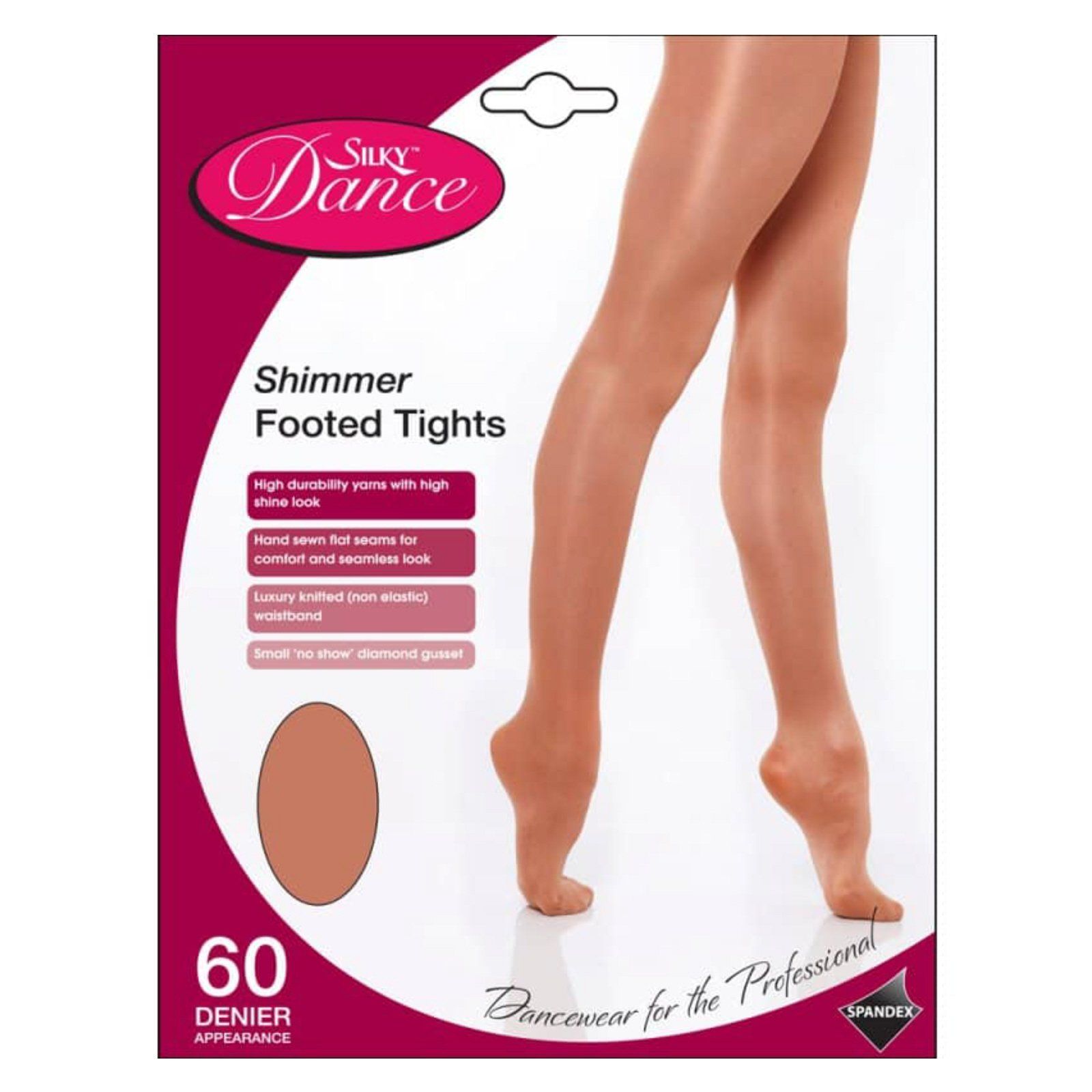 Shimmer hotsell footed tights